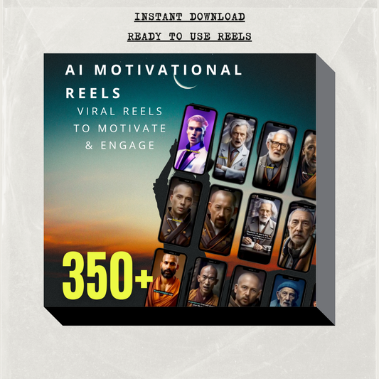 350+ Ai Motivational Reels - Motivate & Engage